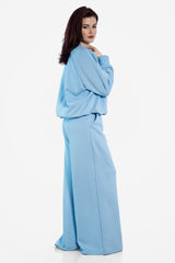 Three Piece Tracksuit Set For Womеn "Sky" - julietahillstore